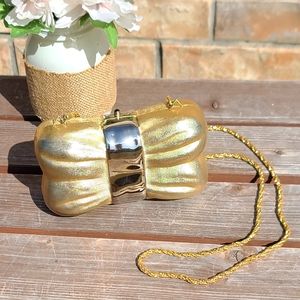 Vintage Gold Crossbody Bag